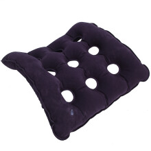 Breathable 19.5in Inflatable Chair Cushion for Bedridden Elderly Royal Blue