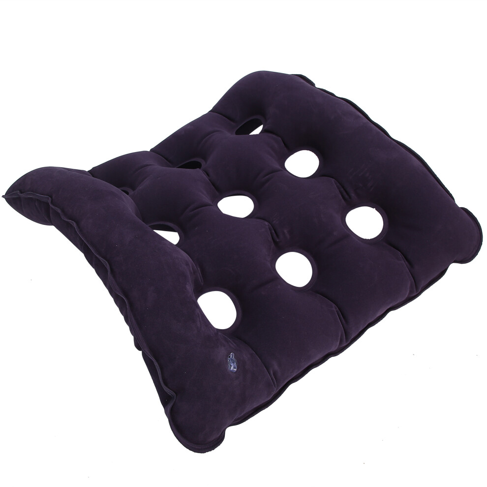 Breathable 19.5in Inflatable Chair Cushion for Bedridden Elderly Royal Blue