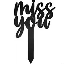 Miss You Plaque For Cemetery And Garden Remembrance Spaces Outdoor Memorial Plaque Classic Style Various Size Options