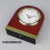 Modern Arch Table Clock with Silent Quartz Movement, Rosewood Finish and Night Light Function 5