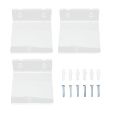 Floating Shelf For Any Color Scheme, Wall-mounted Rack With Strong Load Capacity (3Pcs Clear)