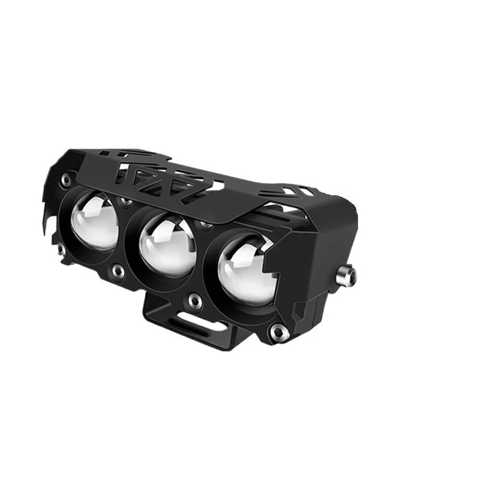 Motorbike Ing Threelens Motorcycle Spot Fog Lamp Auxiliary S Twopiece Set With Switch Light 9199774987356
