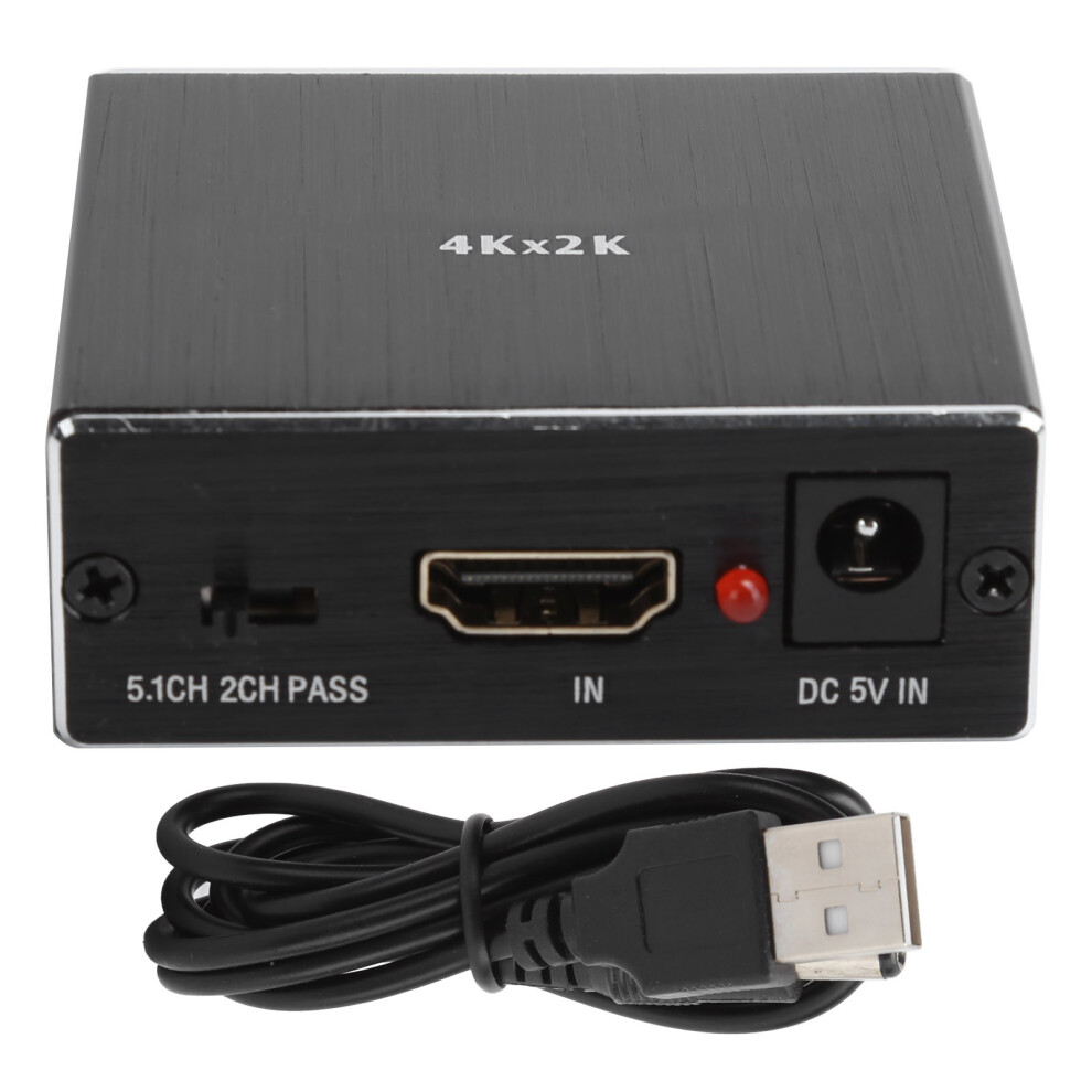 3.5Mm Aux Audio Adapter Hdmi Audio Extractor With 4K Ultra Hd Hdmi 1.4V Support And Wide Compatibility Plug And Play Functionality 9012494790078