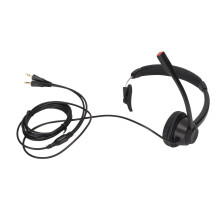 Office Telephone Headset With Noise Canceling Microphone Super Lightweight Design Flexible Adjustable Microphone For Call Centers And Home Office Use
