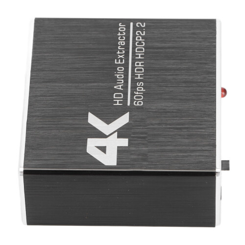 Εξολκέας ήχου HDMI 4K με οπτικό SPDIF και έξοδο 3,5 χιλιοστών που υποστηρίζει 2
