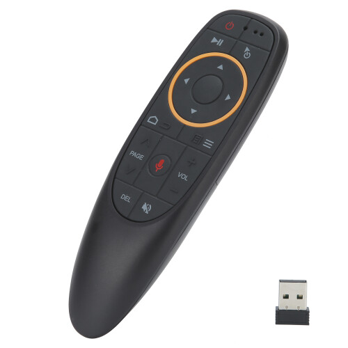 Wireless Presenter Remote with Air Mouse Control, Rechargeable USB Presentation Clicker Plug and Play 2-In-1 Multifunctional Remote for Windows Androi 2