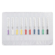 Limes endodontiques pour canal radiculaire, offrant une bonne flexibilité et une résistance à la fracture, en acier inoxydable, avec rondelle et