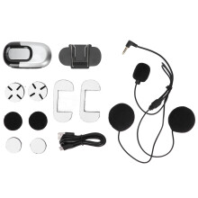 Motorfiets Bluetooth-headset, 5 mm audio-interface voor brede compatibiliteit met apparaten, oorkussens voor extra comfort tijdens lange ritten,