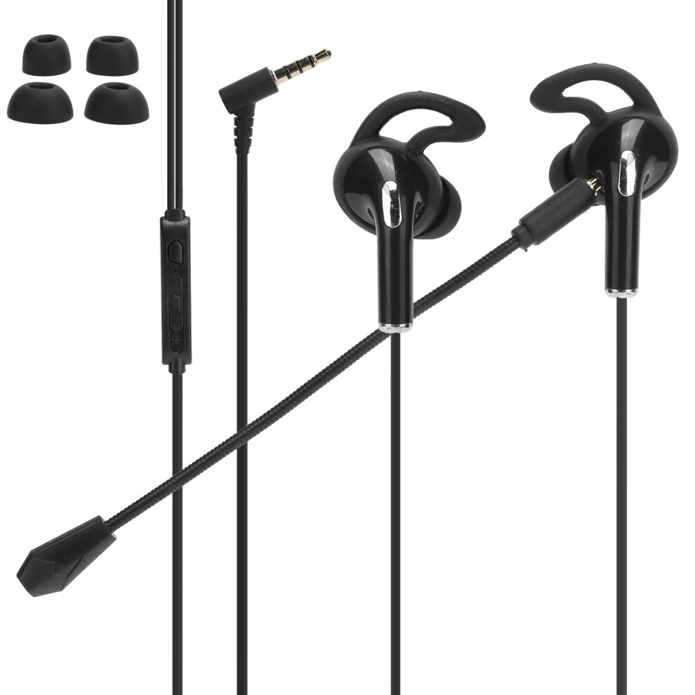 Hifi Performance Universal Compatibility Wired Gaming Earphone With Stereo Bass Noise Isolating Design Adjustable Mic For Ps4 Xbox Laptop Cellphone Co 9012494083613