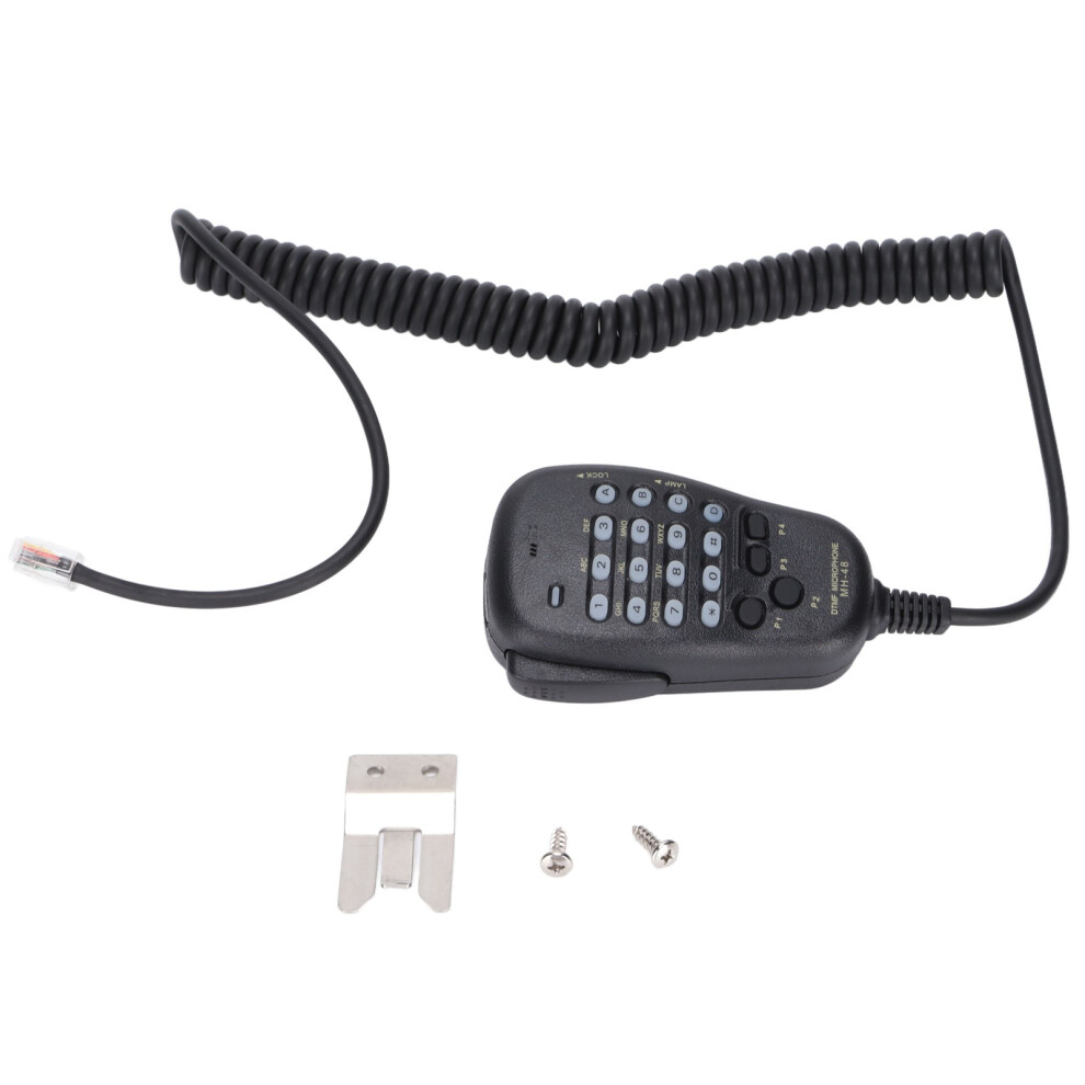Soft Keys Strong Cable Push To Talk Button Excellent Transmission Quality High Durability Backlit Microphone For Yaesu Ft Series 9012494081053