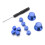 Reservedele til PS4 Gamepad, Controller-forbedring med unik styling til brugerdefinerbare knapper, Holdbart ABS-materiale, der sikrer fast og holdbar 5