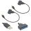 Cabo Adaptador SATA para USB para Disco Rígido de 2,5 Polegadas com Suporte a Uasp para Transferência de Dados Super Rápida, Compatibilidade 8