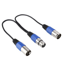 Cabos XLR da Série Profissional, Cabos Blindados Balanceados de Liga de Zinco de Alta Qualidade para Uso Múltiplo na Transmissão de Sinais de