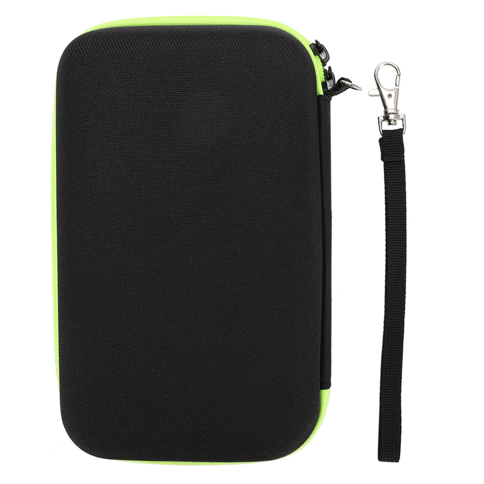 Travel Storage Container EVA Bag, Razor Case with Mesh Pocket Double Zipper Shock Proof Dust Proof Waterproof Shaver Storage Bag Travel Accessories