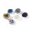 Myga Aura Quartz Crystal Geode - Sapphire Blue 7