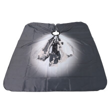 Capa profissional para cabeleireiro, impermeável, em poliéster, com ampla cobertura, confeccionada em nylon, design resistente e fecho ajustável