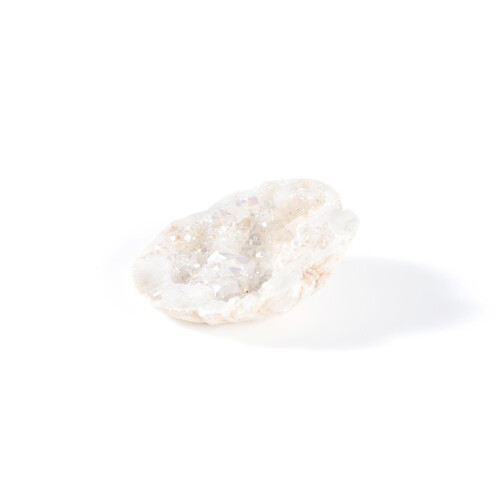 Myga Aura Quartz Crystal Geode - Snowflake