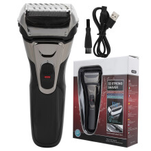 Men's Electric Shaver, Cordless Rechargeable Beard Trimmer With Waterproof Foil, Led Display For A Smooth Shaving Experience For Halloween Parties