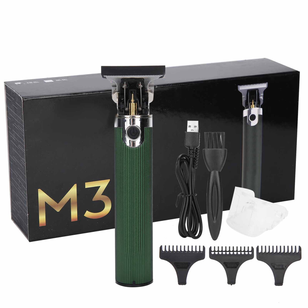 Professional Hair Clipper With T Shaped Stainless Steel Cutter Head, Strong Motor Powerful Performance For Salon Home Use