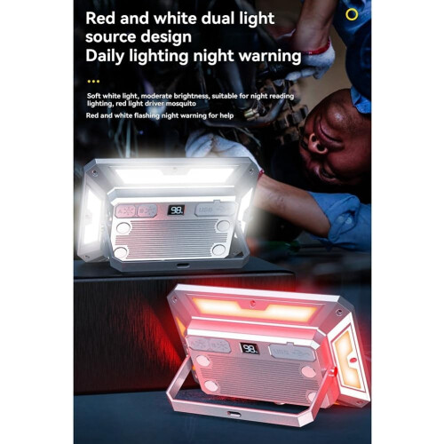Outdoor Camping Tent Light Portable MultiFunction Handheld Work Light Waterproof Hanging Night Light 2