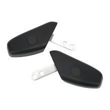 GL1800 Motorcycle Rear Seat Armrests - Simple Black Design Easy to Fit