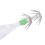 Fishing Bait Light Squid-Shaped Green LED Underwater Lamp with Hook 7