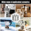 Stainless Steel Coffee Maker Splash Guard with AntiSplash Protection and Easy Clean Surface 3