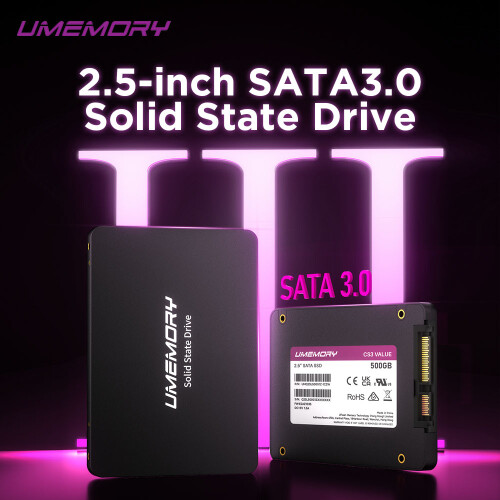UMEMORY 2.5" SATA SSD 120GB High-Speed Upgrade 1