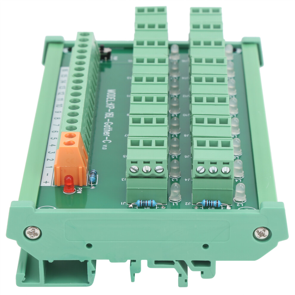 Terminal Block 3-Wire 16-Channel Acquisition Board Kp-16L-G For 20-26Awg 0.5A 8751378823693