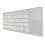 3 Folding Bluetooth Keyboard with Touchpad, 63 Keys, 10m Range, Silver White 10