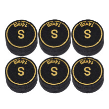 6 pièces de tip de queue de billard de 14 mm, multi-couches, remplacement de queue de billard et snooker