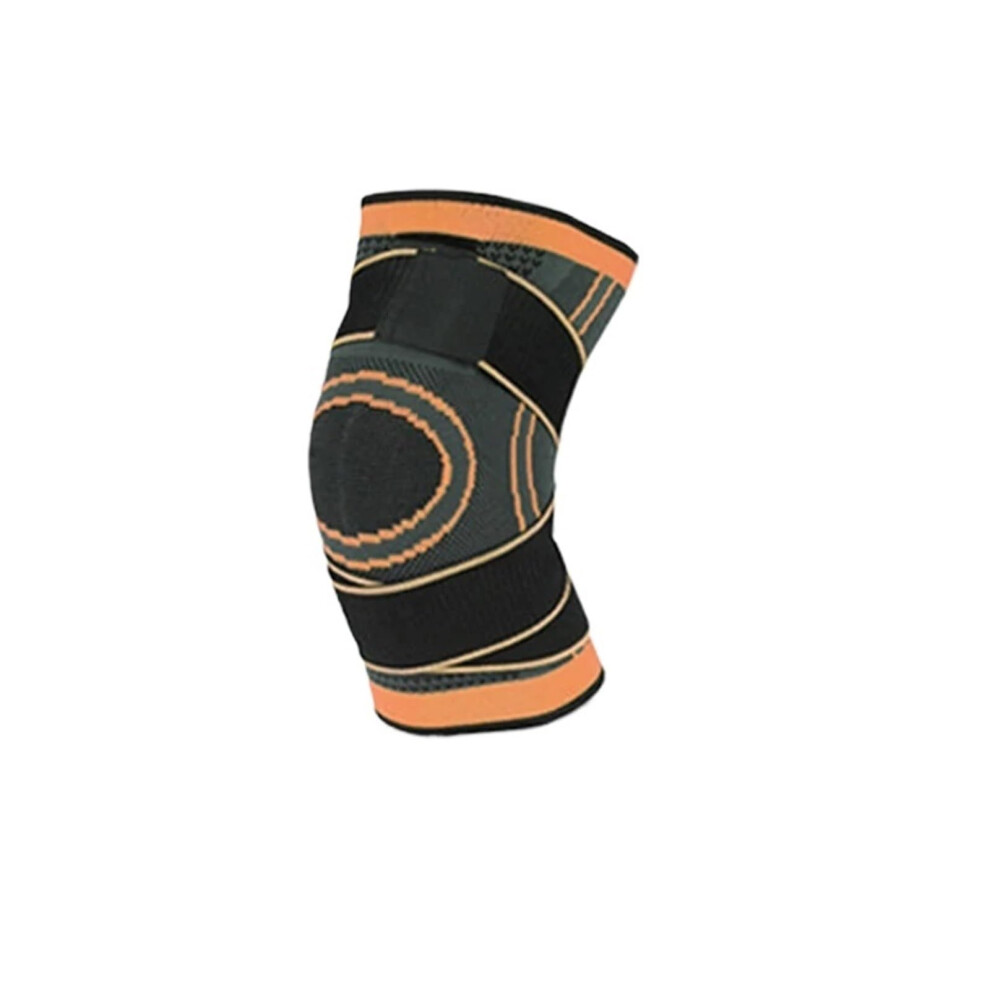 Sports Knee Support Unisex Knee Pads 1 Piece Elastic Compression Bandage For Running Basketball Volleyball Xxl Orange 9382693124166