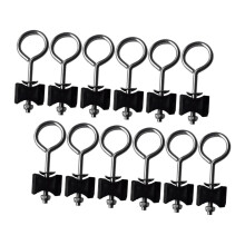 12pcs Metal Trampoline Screws Replacement Kit for Frame and Poles Durable Galvanized Steel Outdoor