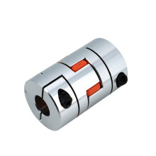Aluminium Coupling D20 L30, 1 Piece CNC Plum Flexible Shaft Coupler For Stepper Motor, 5mm/6.35mm Bore