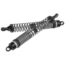 RC Car 130mm Metal Shock Absorbers Two Pack for 1/10 Scale Black Finish