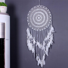 Dream Catcher Nordic Style Pure White, Wall Hanging Decor, Home Decor, Model A