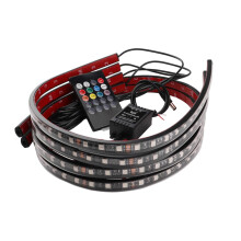 Seven Color Sound Activated Car Ambient Lighting Kit RGB Underbody Lights Universal Fit Chassis Atmosphere Lamp