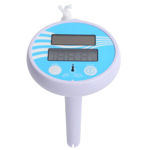 Solar Charging Floating Pool Thermometer with LCD and Sensor Probe 1
