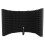 Microphone Isolation Shield Foldable Triple Sound Insulation Reflection Filter With Adjustable Angle Noise Interference Reduction Universal Mounting P 1