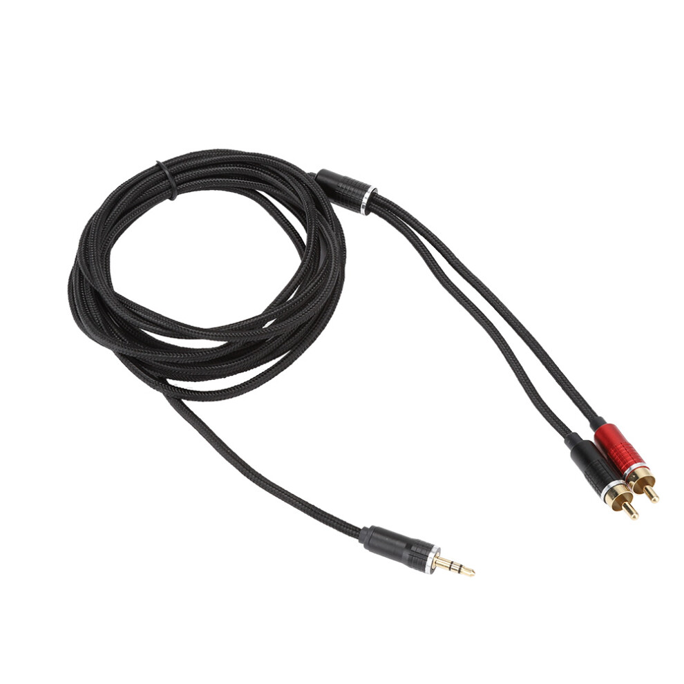 Hifi Stereo Sound Adapter Cable 3.5Mm Male To 2Rca Male With Durable Flexible Build For Home Theater Systems 9012494795950