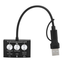 Controllo del volume indipendente, amplificatore per cuffie a 4 canali, amplificatore audio stereo, amplificatore per cuffie portatile con uscita