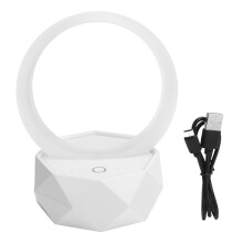 Sfeerlamp met Bluetooth-luidspreker, oplaadbare batterij en RGB-lichtsynchronisatie, veelzijdige muziekspeler met verschillende modi, ideaal cadeau