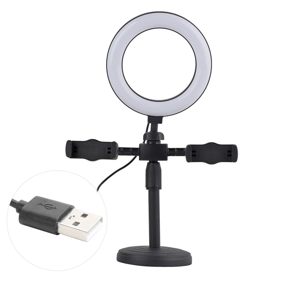 Adjustable Color Temperature Ring With Tripod Stand Video Conference Ing 3 Modes 10 Brightness Levels Rotating Chuck 360 Degree Rotat Light 9012494794397