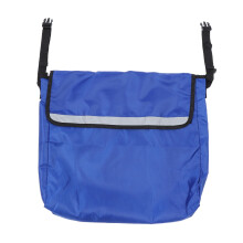 Bolsa de auxílio à mobilidade, impermeável, para guardar objetos em cadeiras de rodas, com zíper de nylon resistente, alças ajustáveis, grande