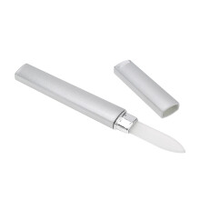 Dubbelsidig etsad glasfil, hållbar, långvarig, återanvändbar, tjeckisk glasfil, icke-slipande, nagelfil, slät och formad med glasfilar