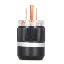 Conector de alimentare audio cu construcție robustă din nailon și garanție pe viață limitată, conceput pentru a menține performanțe de