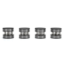 Hochwertiger Vibrationsdämpfungsständer, gefederte Füße aus Aluminiumlegierung, rutschfeste Gummimatte, verstellbare Halterung für HiFi-Systeme,