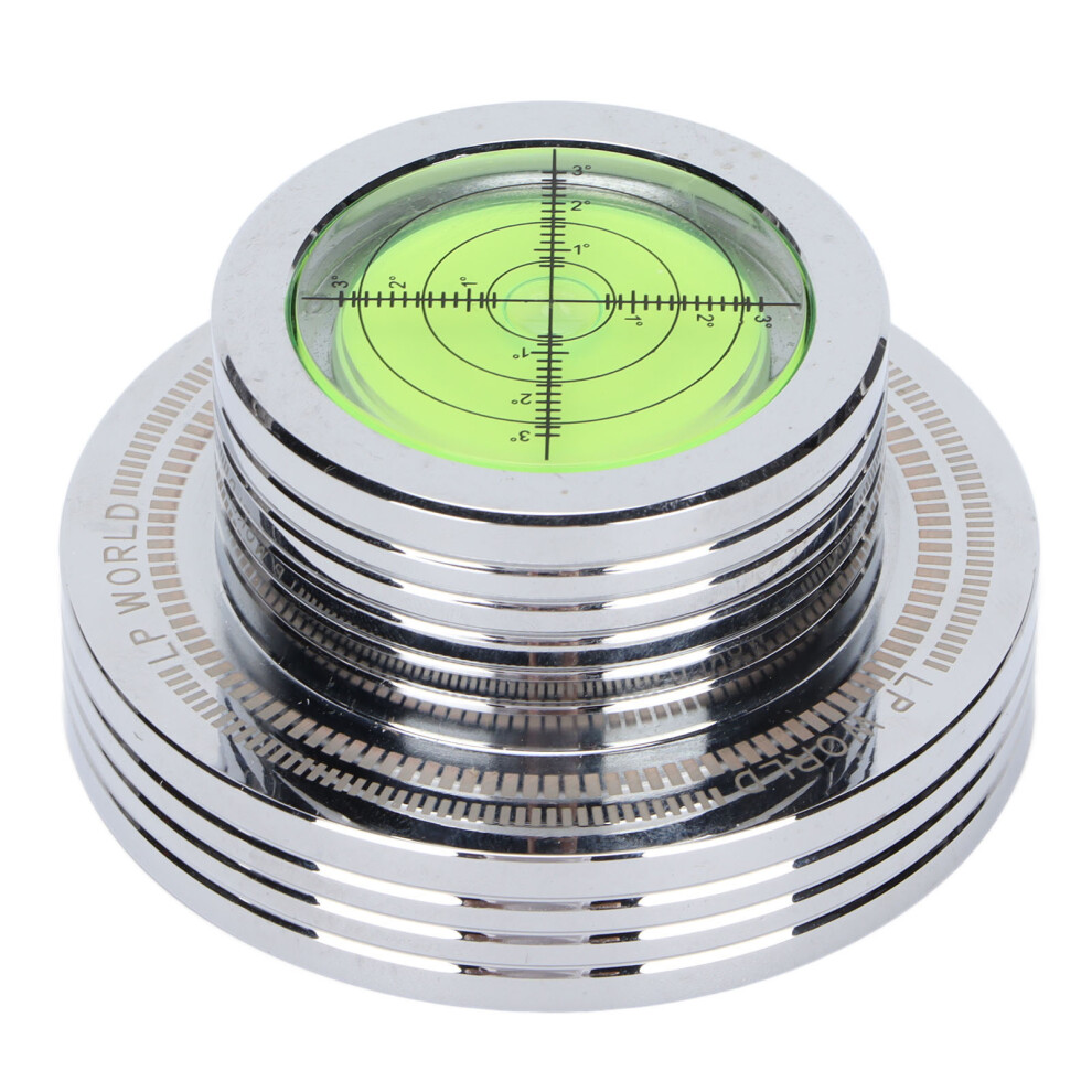 Non Magnetic Aluminum Record Weight For Turntables, Flexibility Flame Retardancy Resonant Vibration Reduction Disc Stabilizer With Bubble Leveling, Im 9012494940008