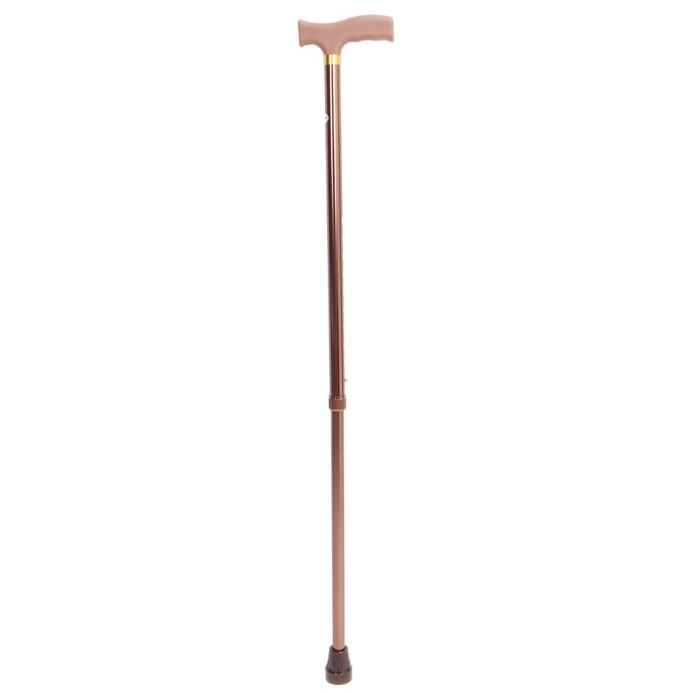 Travel Companion Cane, Adjustable Height 5-Level Folding Cane with Anodized Aluminum Construction