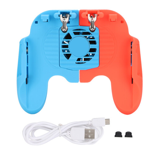 Controle para jogos mobile com joystick, controle remoto, teclas de mira e disparo para celulares de até 6,5 polegadas, design ergonômico com